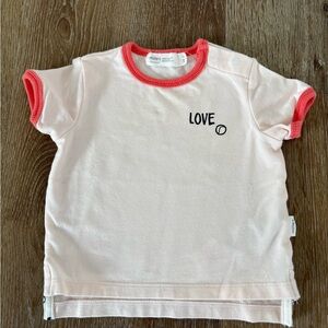 NWOT Miles Baby Love Tshirt Size: 3 months
